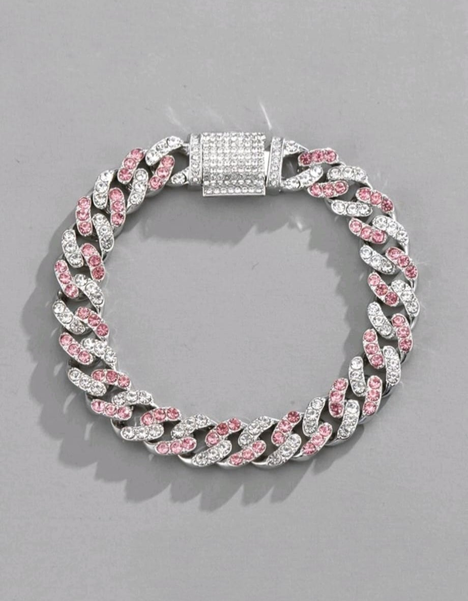 Diamond bracelet.